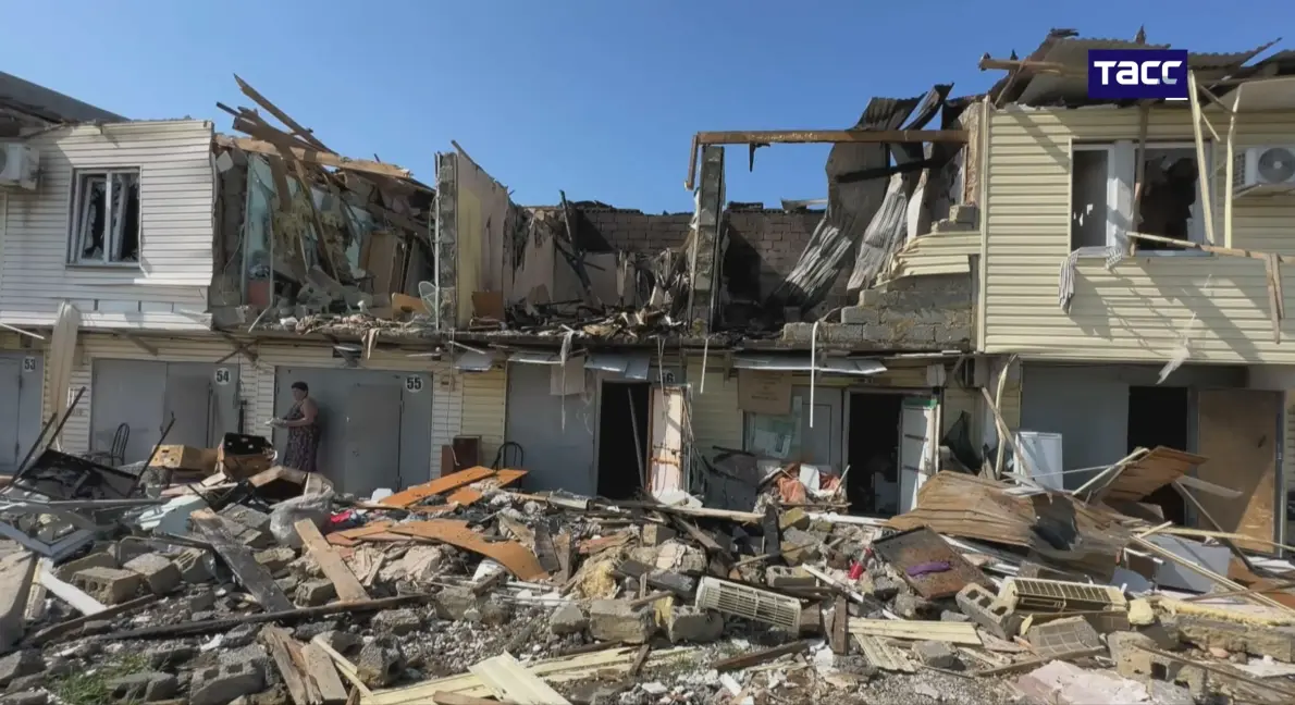 Кадры последствий атаки БПЛА на Сочи