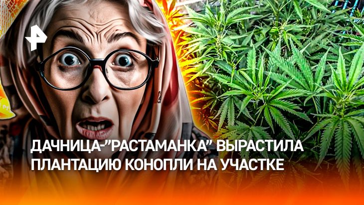 50-летняя дачница вырастила плантацию конопли на участке