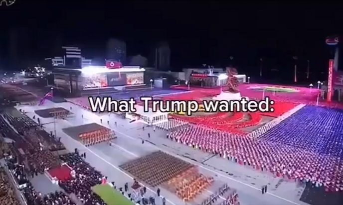 Американцы сравнили парад Трампа и в Северной Корее